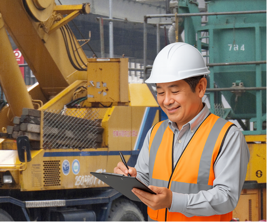 建設現場で働く作業員